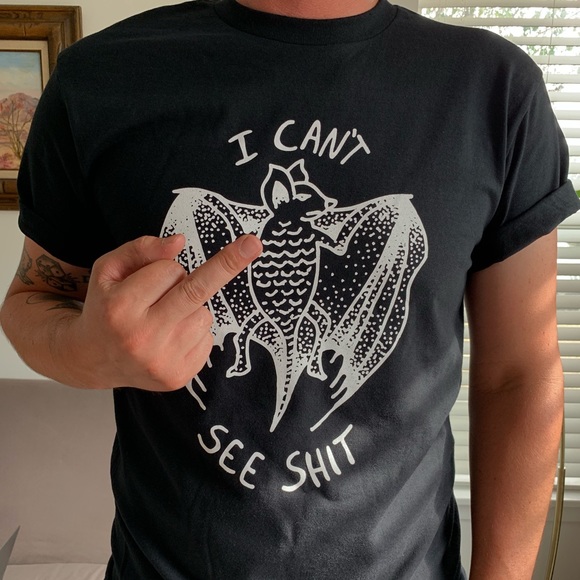 Austin Texas River City Blind Bat Hand drawn OOAK - Picture 4 of 4